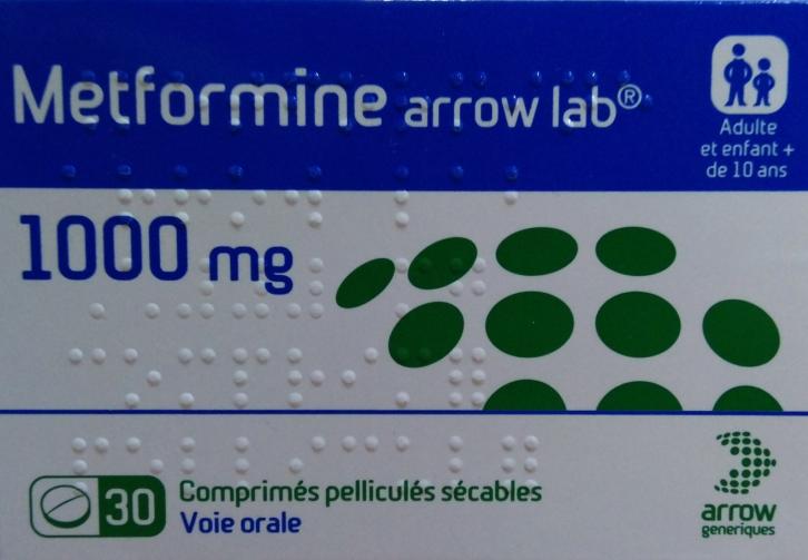 Metformine Arrow Lab 1g²